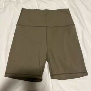 SET Active Olive Green Biker Short Size M